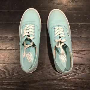 Lo Pro Aqua Splash/Turquoise Vans Size 7